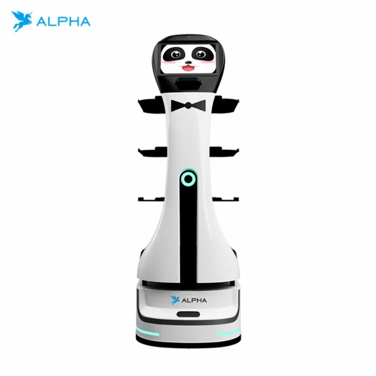 Alpha Panda Restaurant Food Delivery Robot