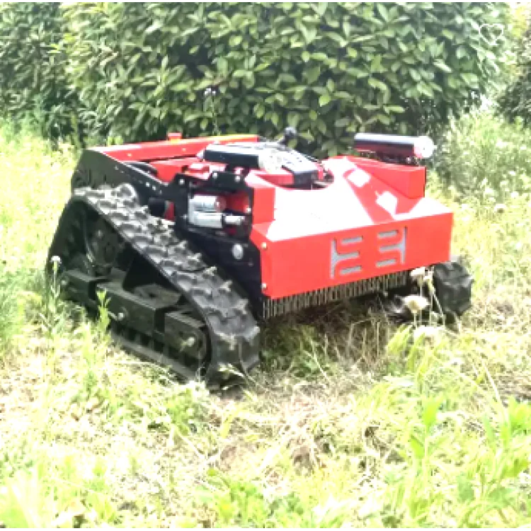 Automatic Mini Crawler Lawn Mower Robot Grass Cutter Machine