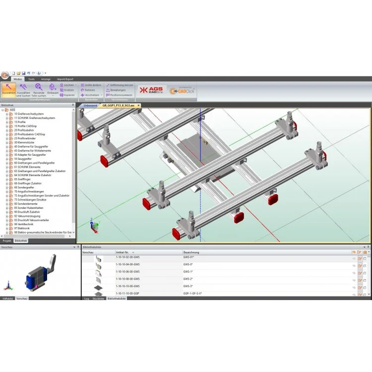 Gripper (End of Arm Tool) Configurator CADGRIP 2.2