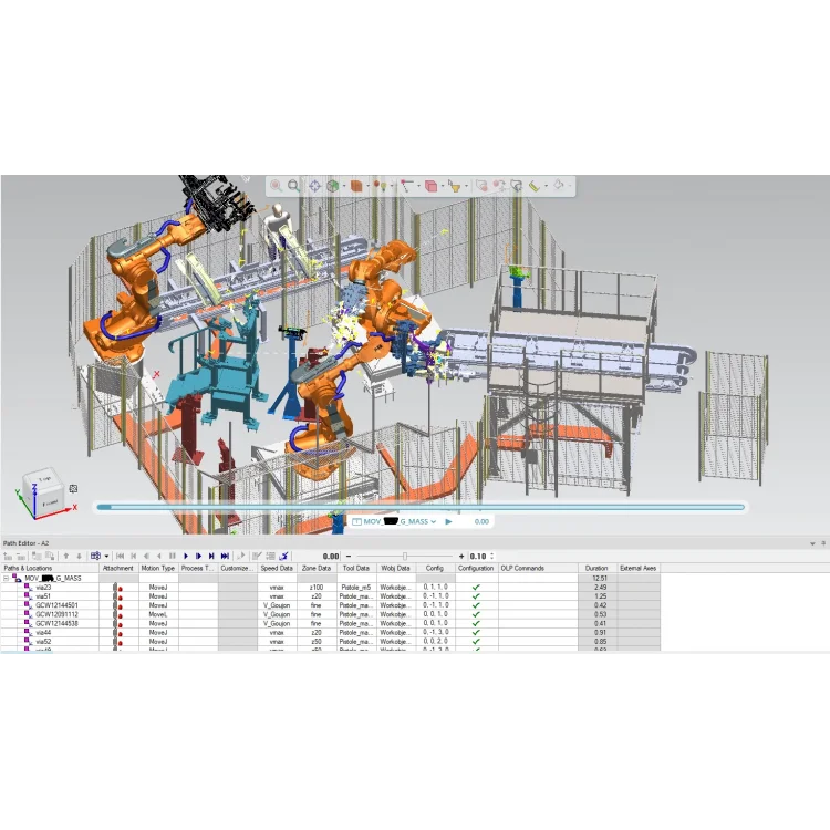 Offline Robot Programming and Simulation