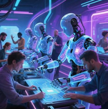 Люди воспринимают сотрудничающего робота как часть своего "расширенного" тела